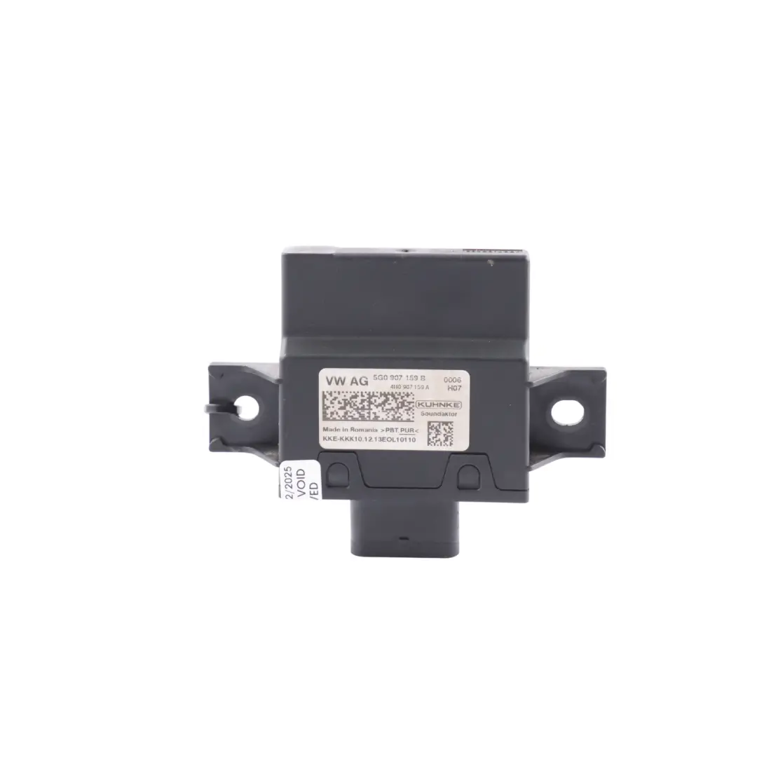 5G Moduł Sterowania Dźwiękiem Nadwozia ECU do Volkswagen Golf Mk7 o numerze 5G0907159B Volkswagen Golf Mk7 5G Moduł Sterowania Dźwiękiem Nadwozia ECU - SKU 5G0907159B - Numer Części 5G0907159B