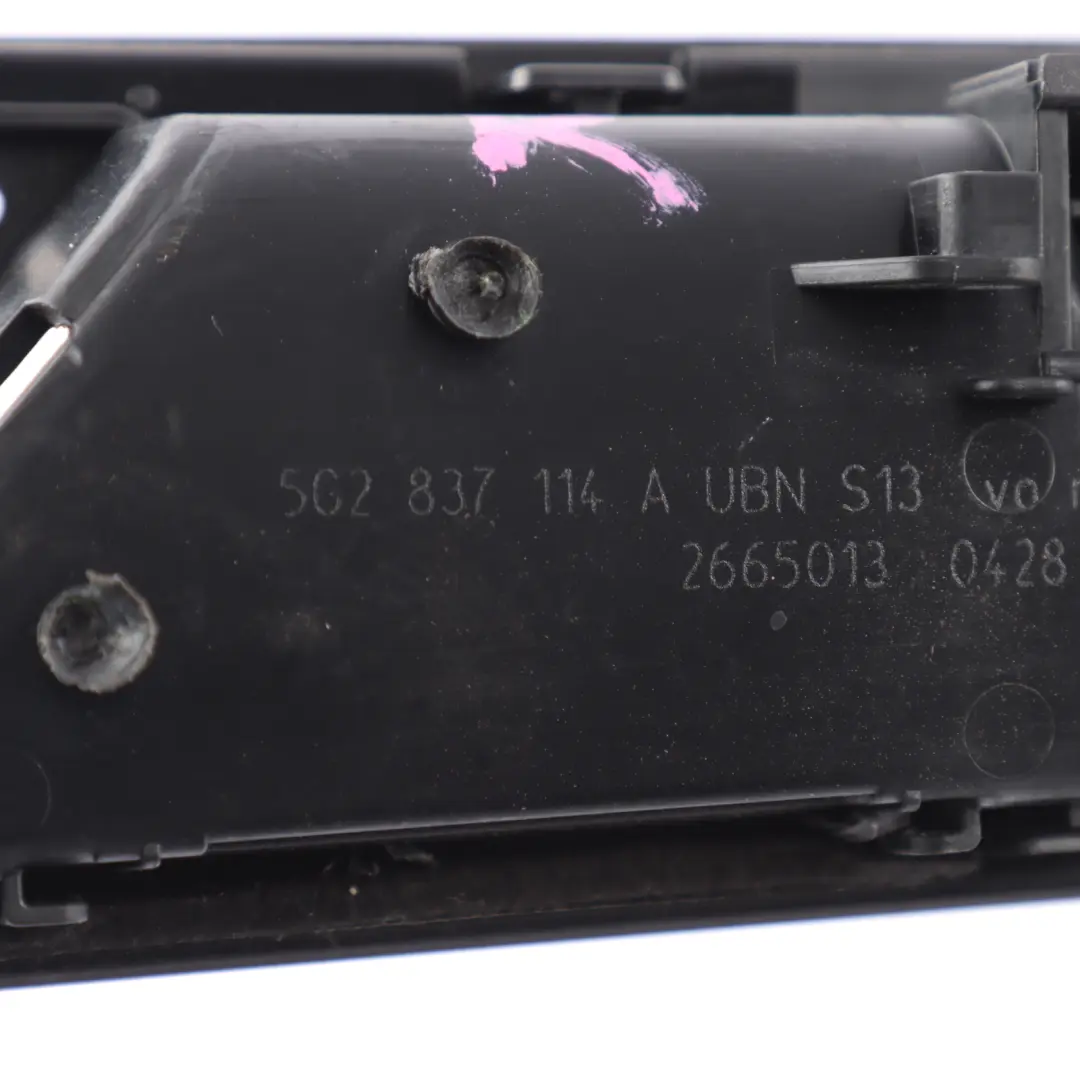 5G Door Panel Trim Alu Black Front Right O/S to Volkswagen Golf Mk7 with Part number 5G2837114A Volkswagen Golf Mk7 5G Door Panel Trim Alu Black Front Right O/S - SKU RHD-5G2837114A - Part number 5G2837114A