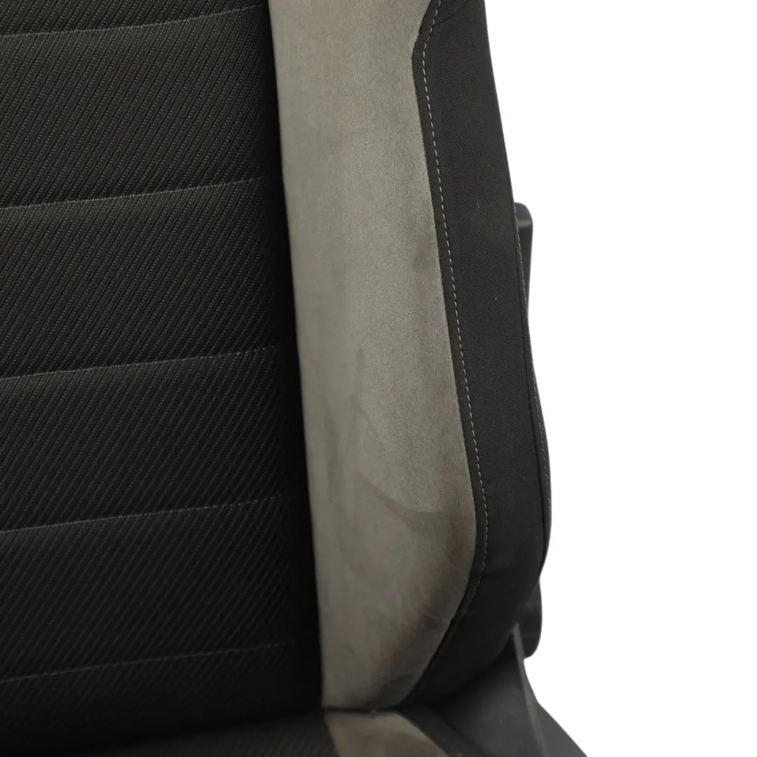 Volkswagen Golf VII R 5D Front Seat Heated Cloth Alcantara Black Grey Left N/S - SKU 5G4881806DM-1 - Part number 5G4881806DM