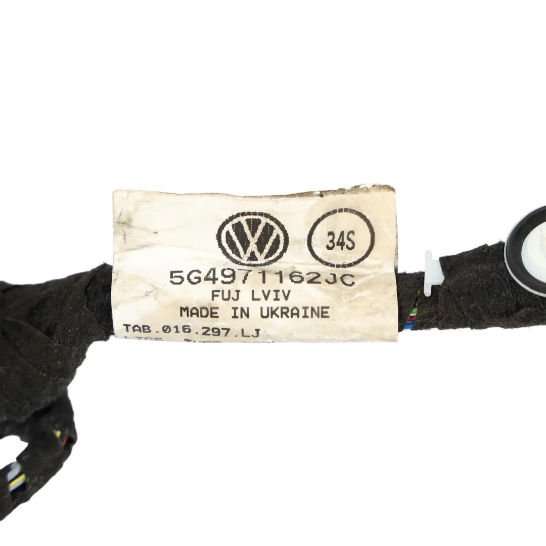 Front Door Wiring Loom Harness Right O/S to Volkswagen Golf VII with Part number 5G4971162JC Volkswagen Golf VII Front Door Wiring Loom Harness Right O/S - SKU RHD-5G4971162JC - Part number 5G4971162JC