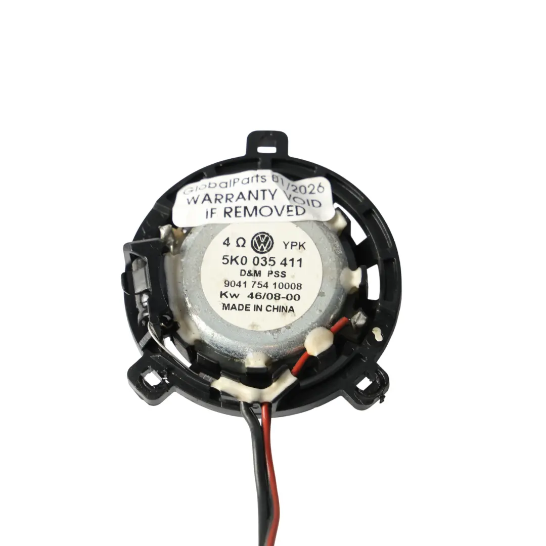 Mk3 Front Door Tweeter Speaker Front Left Right N/O/S to VW Scirocco with Part number 5K0035411 VW Scirocco Mk3 Front Door Tweeter Speaker Front Left Right N/O/S - SKU 5K0035411 - Part number 5K0035411