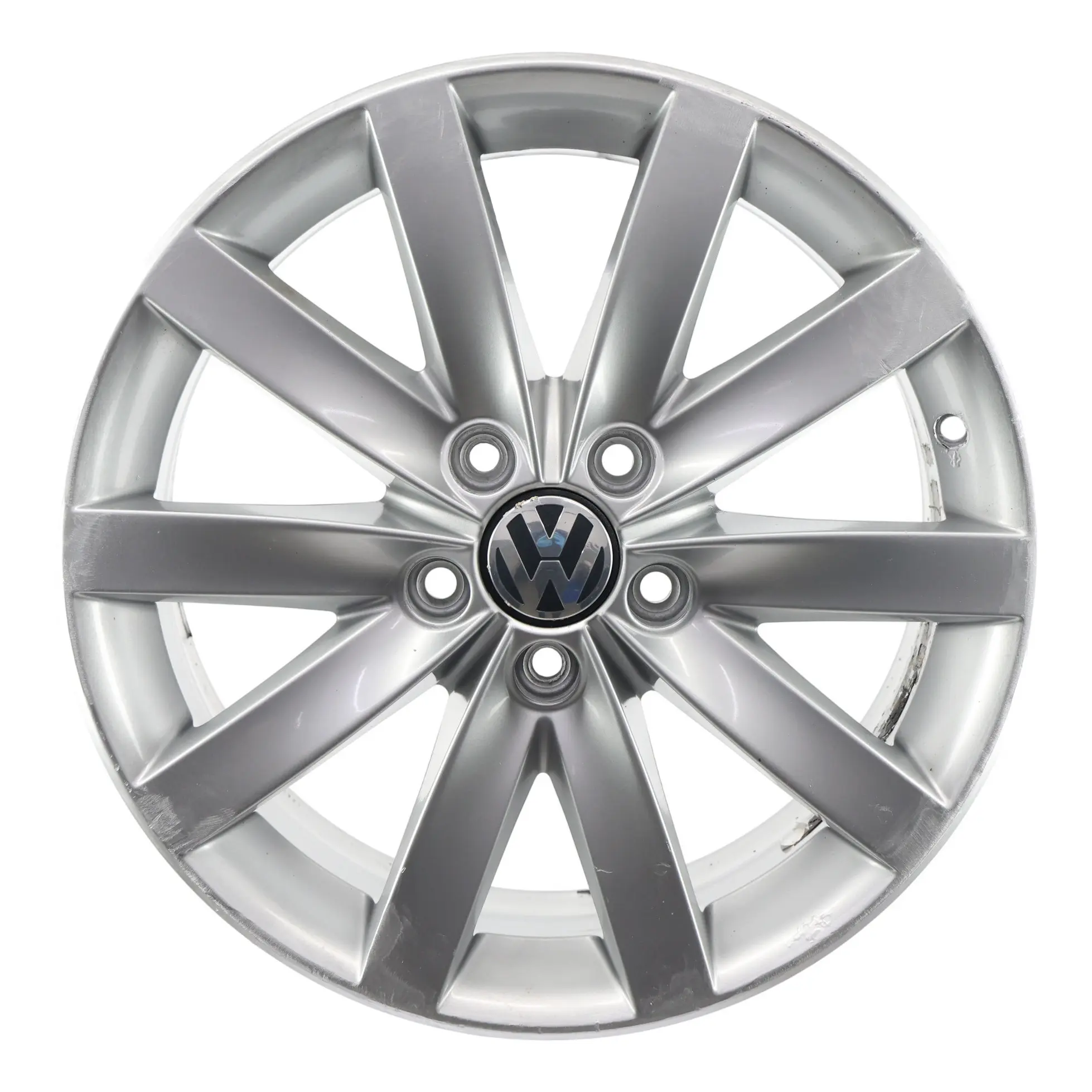 Volkswagen Golf Mk6 Argento Cerchio In Lega 17" 7J ET:54 5K0601025F