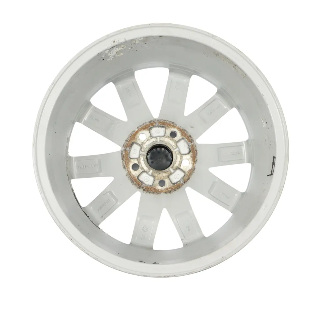 Volkswagen Golf Mk6 Silberne Leichtmetallfelge Alufelge 17" 7J ET:54 - SKU 5K0601025F-1 - Teilenummer 5K0601025F