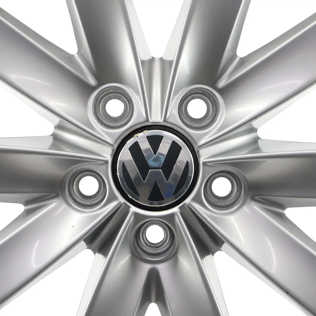 Volkswagen Golf Mk6 Silver Wheel Alloy Rim 17" 7J ET:54 - SKU 5K0601025F-1 - Part number 5K0601025F