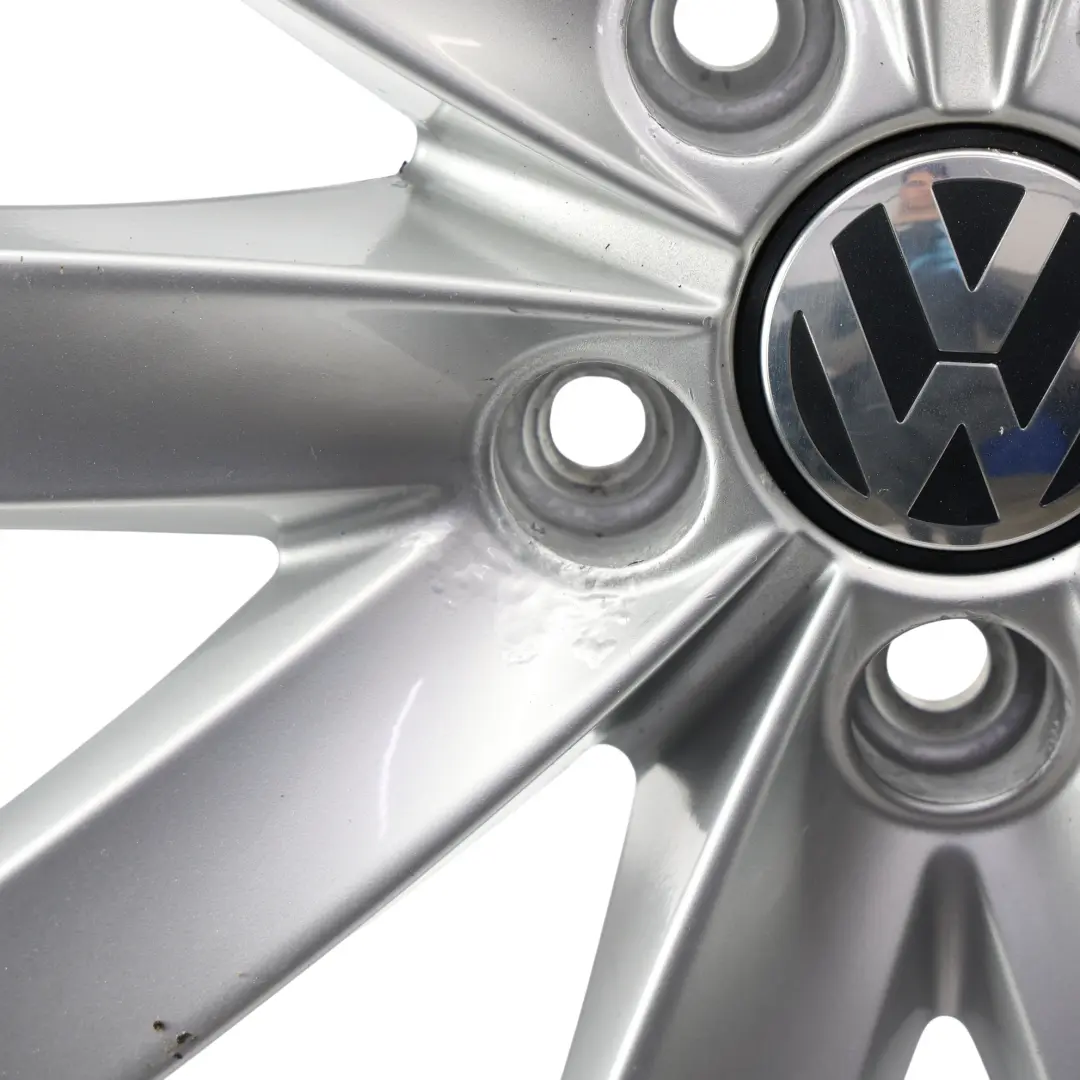 Volkswagen Golf Mk6 Silver Wheel Alloy Rim 17" 7J ET:54 - SKU 5K0601025F-2 - Part number 5K0601025F