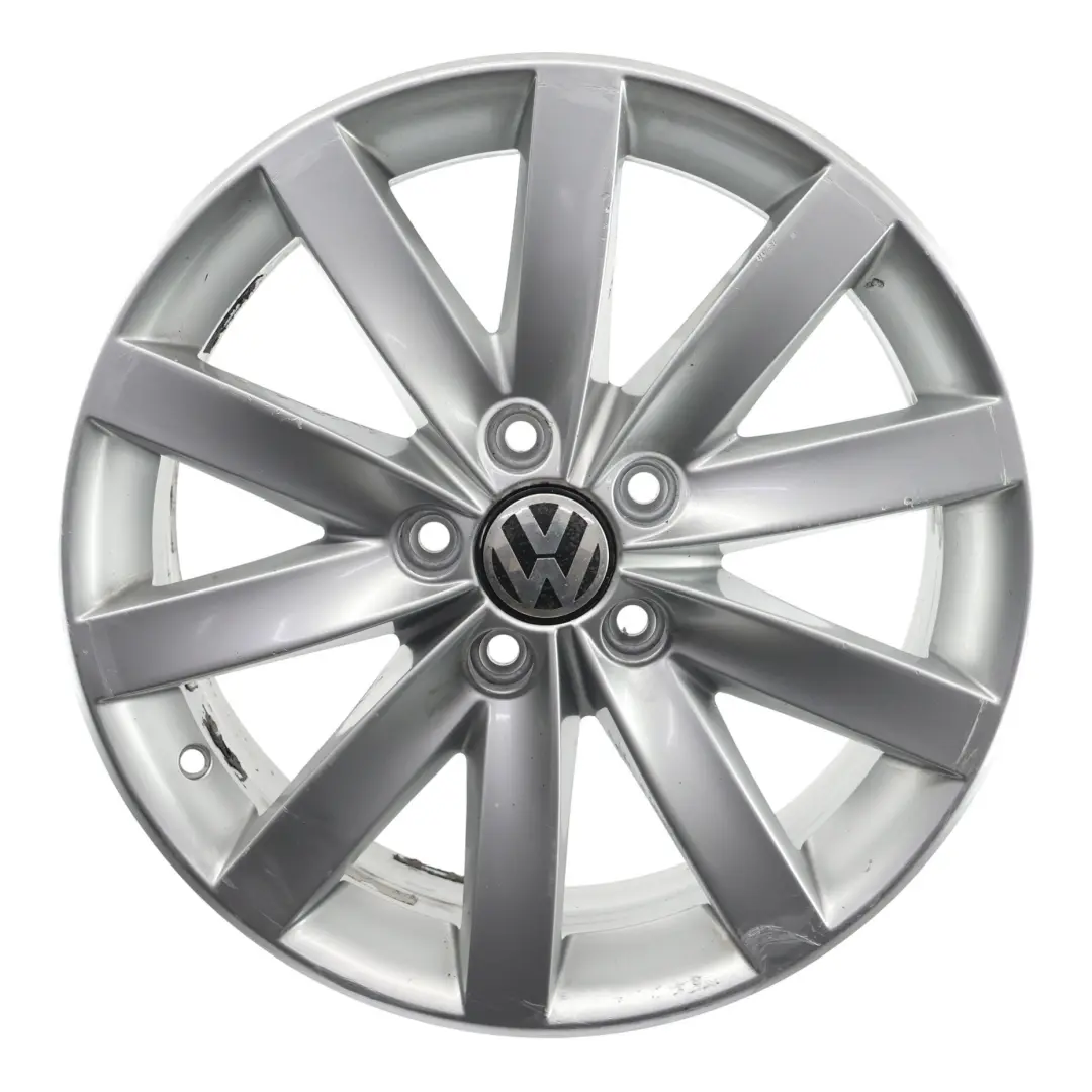 Volkswagen Golf Mk6 Silver Wheel Alloy Rim 17" 7J ET:54 - SKU 5K0601025F-4 - Part number 5K0601025F
