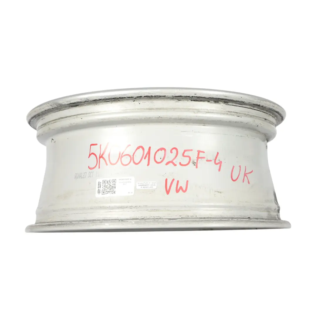 Mk6 Silver Wheel Alloy Rim 17" 7J ET:54 to Volkswagen Golf with Part number 5K0601025F Volkswagen Golf Mk6 Silver Wheel Alloy Rim 17" 7J ET:54 - SKU 5K0601025F-4 - Part number 5K0601025F