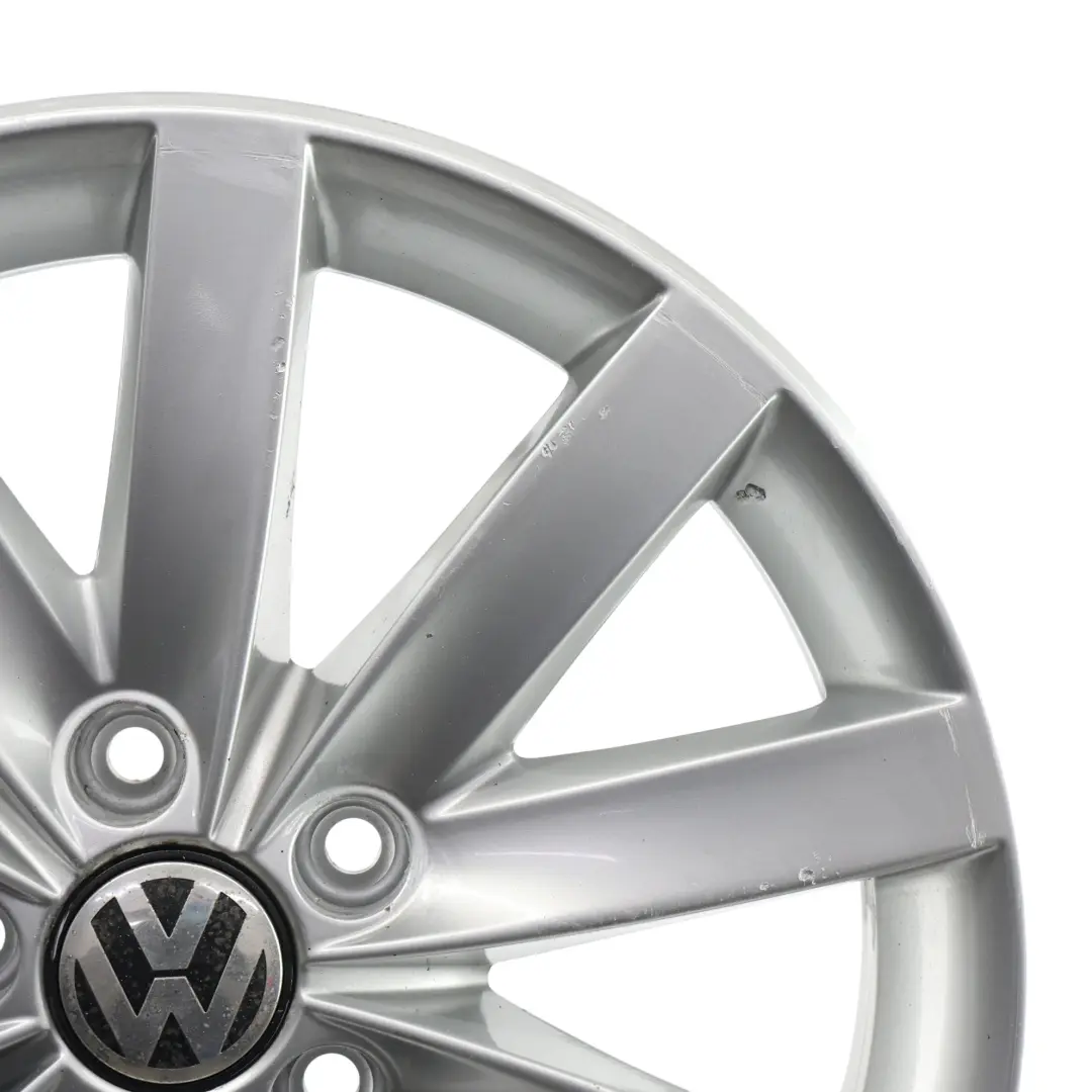 Volkswagen Golf Mk6 Silver Wheel Alloy Rim 17" 7J ET:54 - SKU 5K0601025F-4 - Part number 5K0601025F