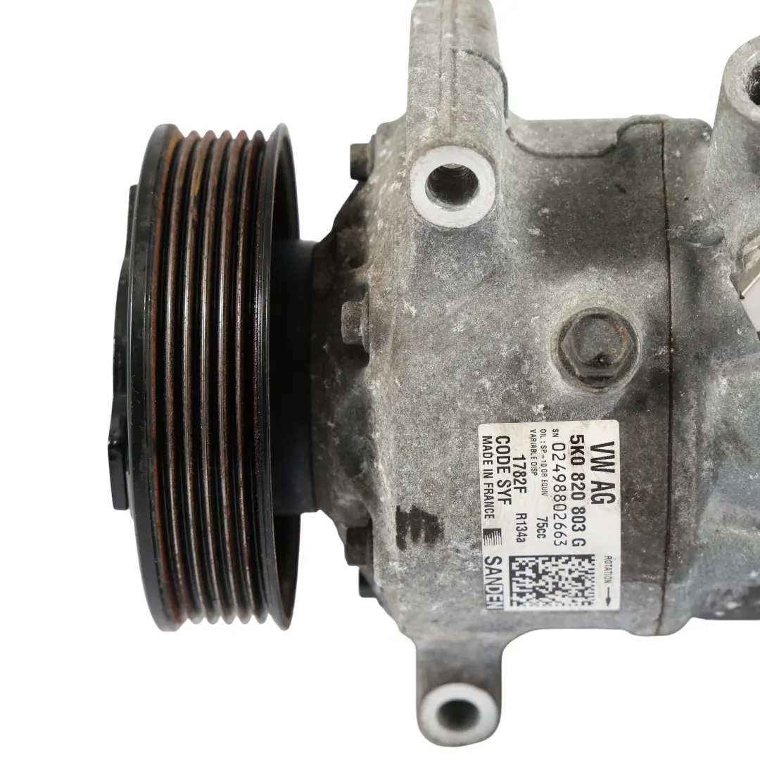 Audi Q3 8U Aria Condizionata Pompa Compressore A/C - SKU 5K0820803G - Numero di parte 5K0820803G
