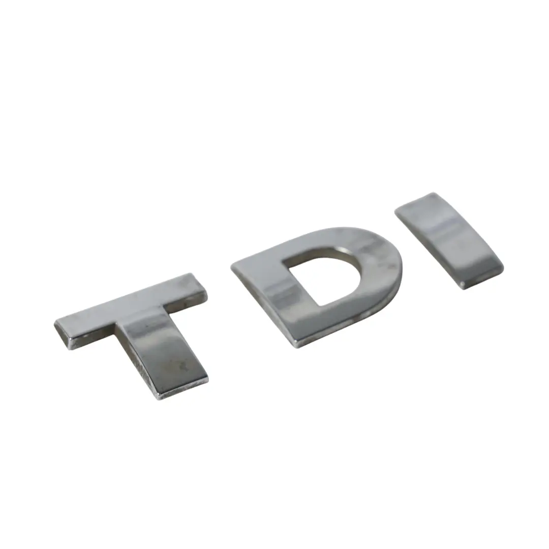Mk6 5K Tailgate Boot Badge Inscription TDI Chrome to Volkswagen Golf with Part number 5K0853675P Volkswagen Golf Mk6 5K Tailgate Boot Badge Inscription TDI Chrome - SKU 5K0853675P - Part number 5K0853675P