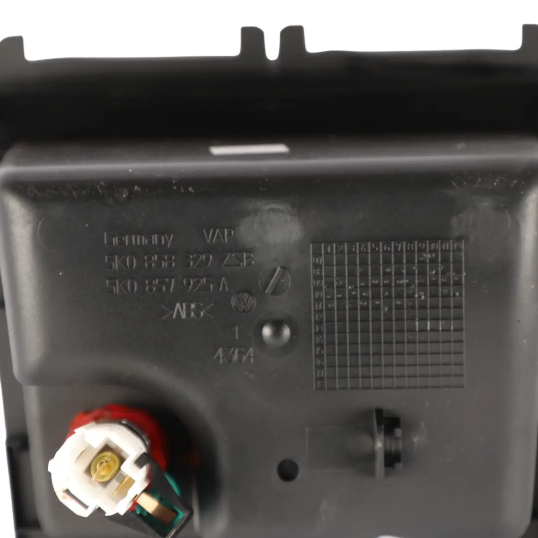 VW Scirocco Mk3 Centre Console Tray Storage 12V Socket Switch Panel - SKU 5K0857925A-2 - Part number 5K0857925A