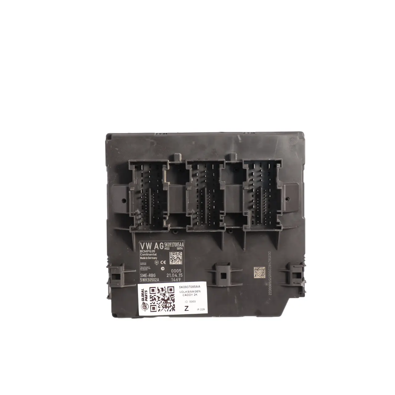 Volkswagen Caddy 2K Módulo Unidad Control Confort BCM 5K0937085AA