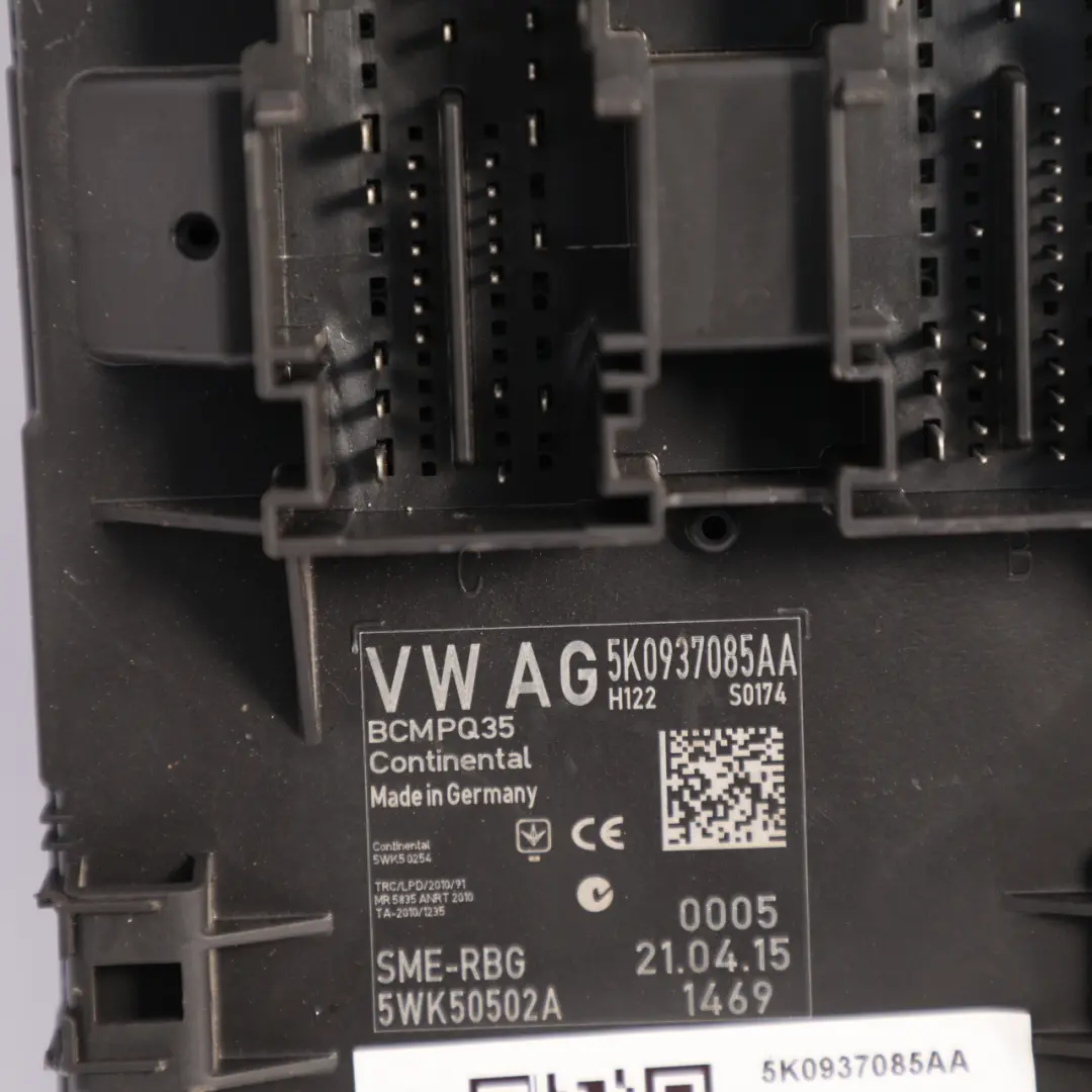VW Volkswagen Caddy 2K BCM Comfort Body Control Module Unit - SKU 5K0937085AA - Part number 5K0937085AA