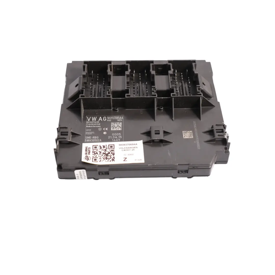 2K BCM Comfort Body Control Module Unit to VW Volkswagen Caddy with Part number 5K0937085AA VW Volkswagen Caddy 2K BCM Comfort Body Control Module Unit - SKU 5K0937085AA - Part number 5K0937085AA