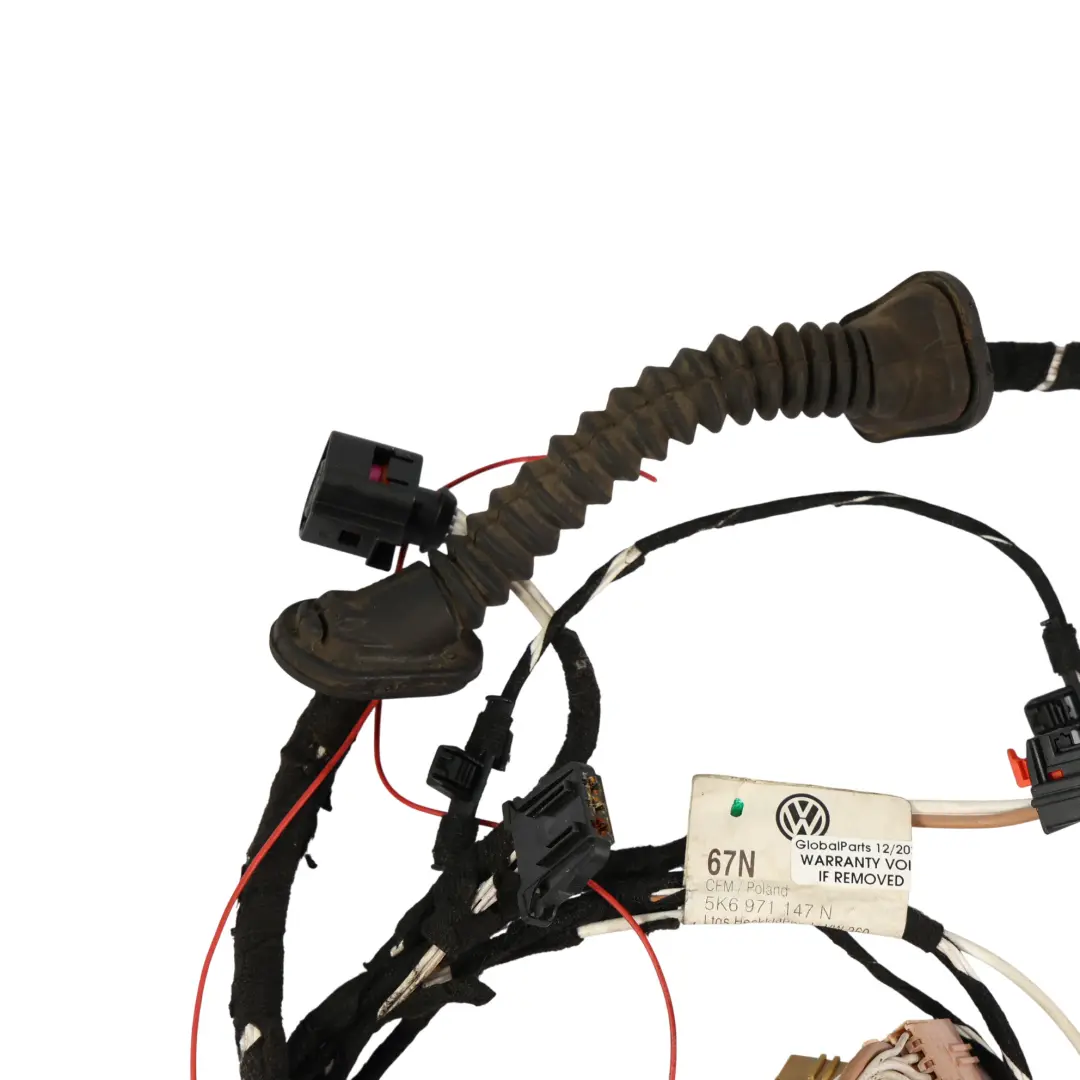 Mk6 5K Cableado Del Portón Trasero Izquierda para Volkswagen Golf con número de pieza 5K6971147N Volkswagen Golf Mk6 5K Cableado Del Portón Trasero Izquierda - SKU 5K6971147N - Número de pieza 5K6971147N