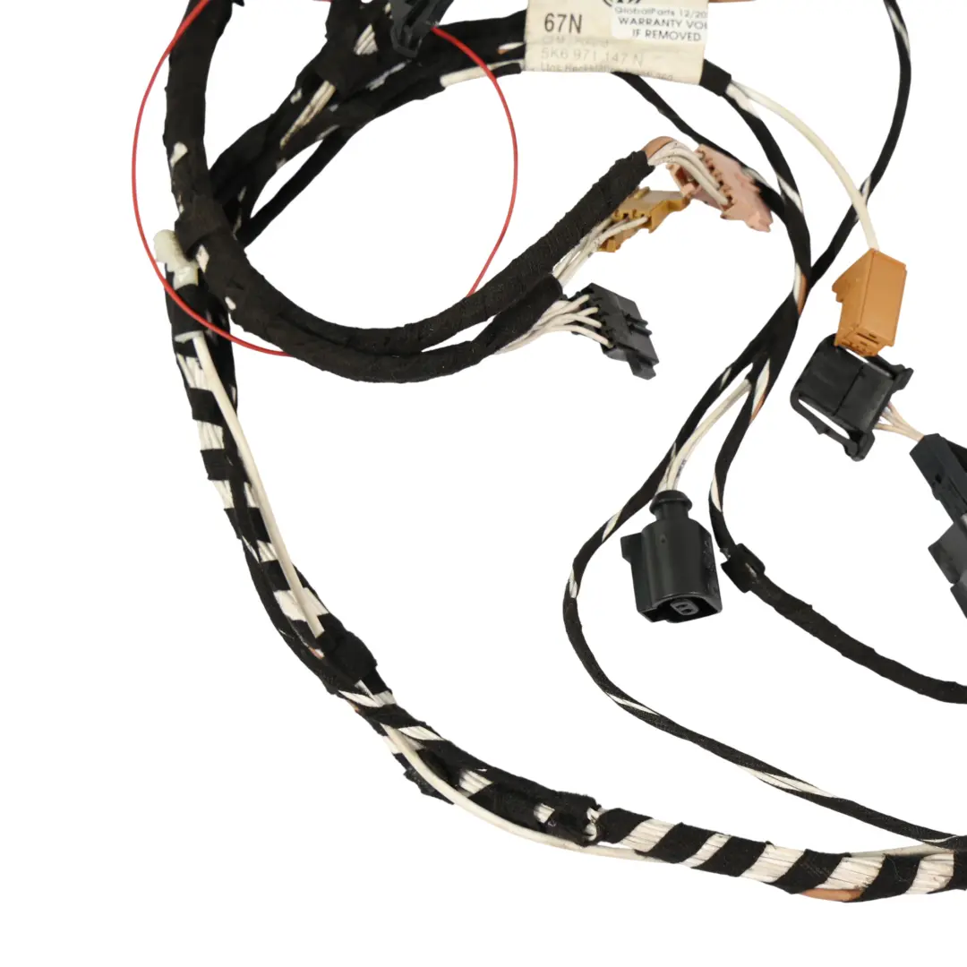 Mk6 5K Heckklappe Kabelbaum Links für Volkswagen Golf mit Teilenummer 5K6971147N Volkswagen Golf Mk6 5K Heckklappe Kabelbaum Links - SKU 5K6971147N - Teilenummer 5K6971147N