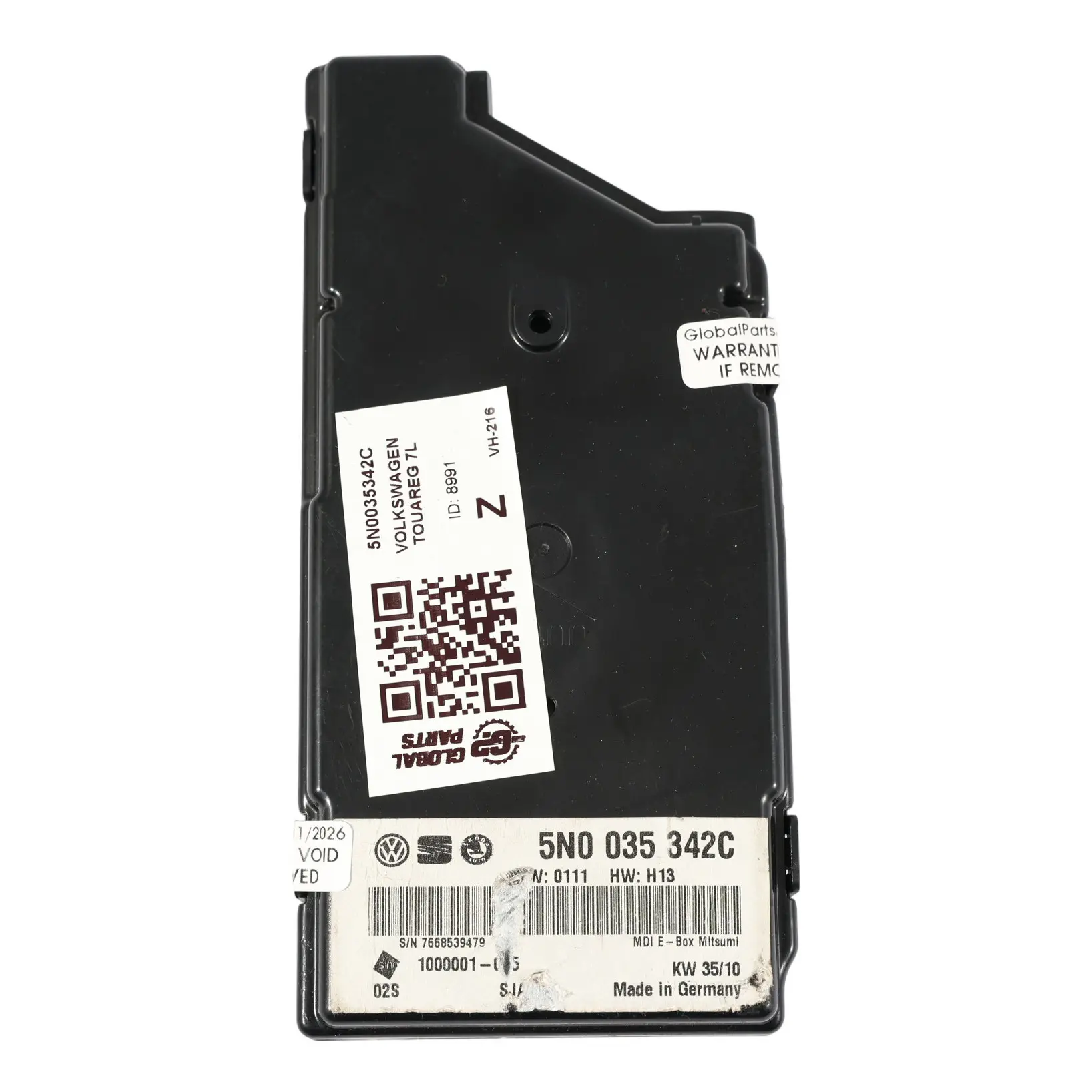 VW Touareg 7L Modulo Interfaccia Multimediale Unità Controllo Scatola 5N0035342C