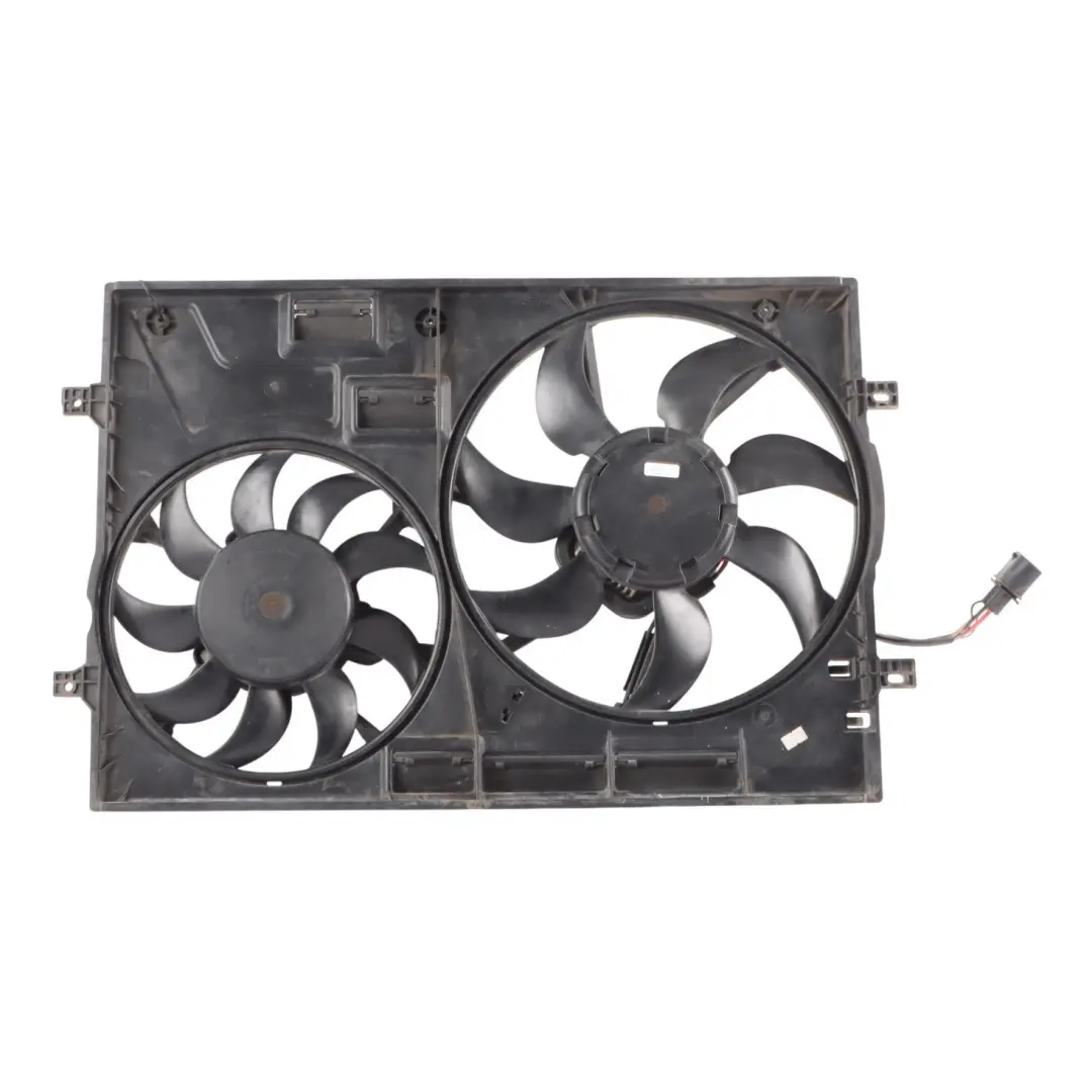 Audi S3 8V 2.0 TFSI Engine Cooling Radiator Fan Shroud Motor Unit - SKU 5Q0121205R - Part number 5Q0121205R