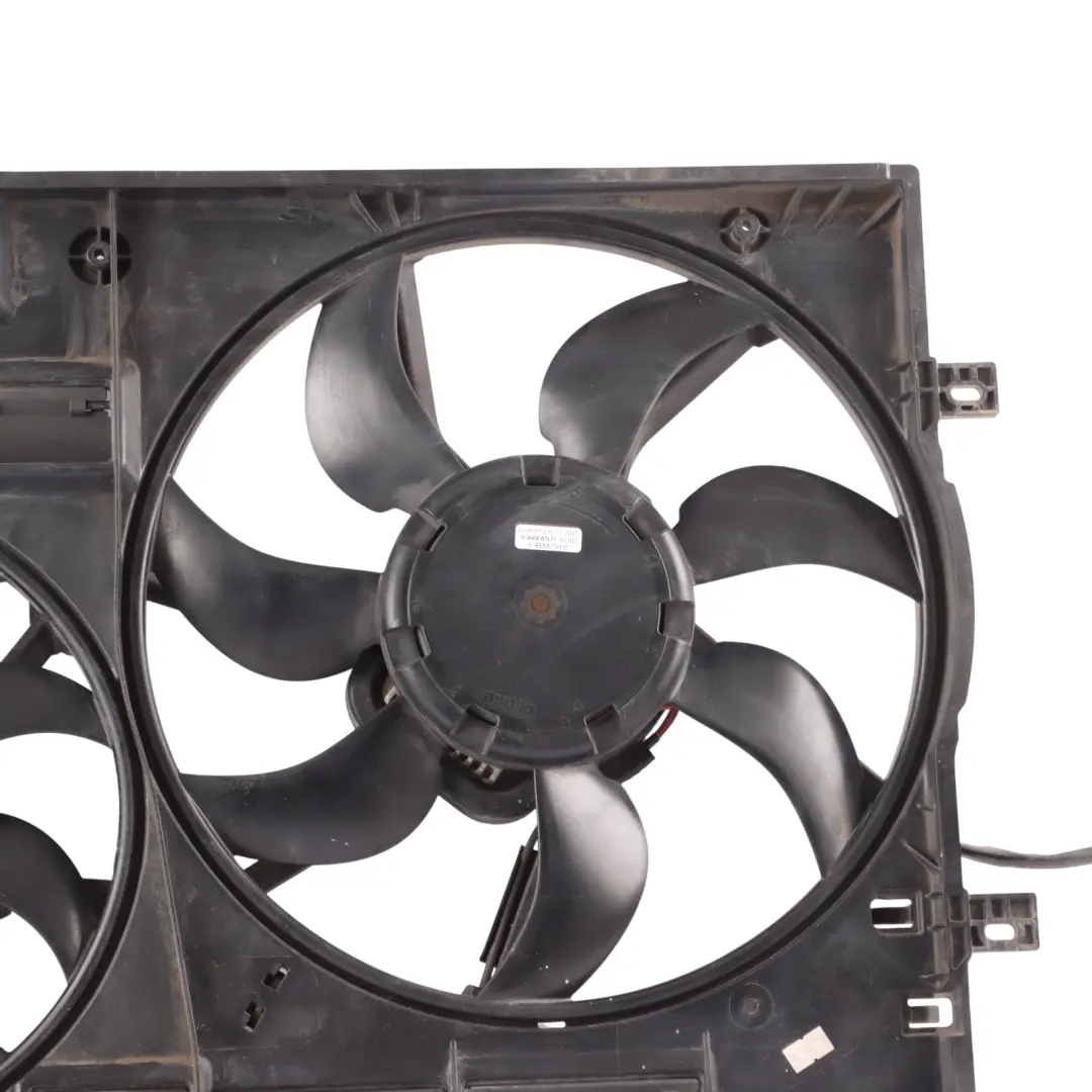 Audi S3 8V 2.0 TFSI Engine Cooling Radiator Fan Shroud Motor Unit - SKU 5Q0121205R - Part number 5Q0121205R