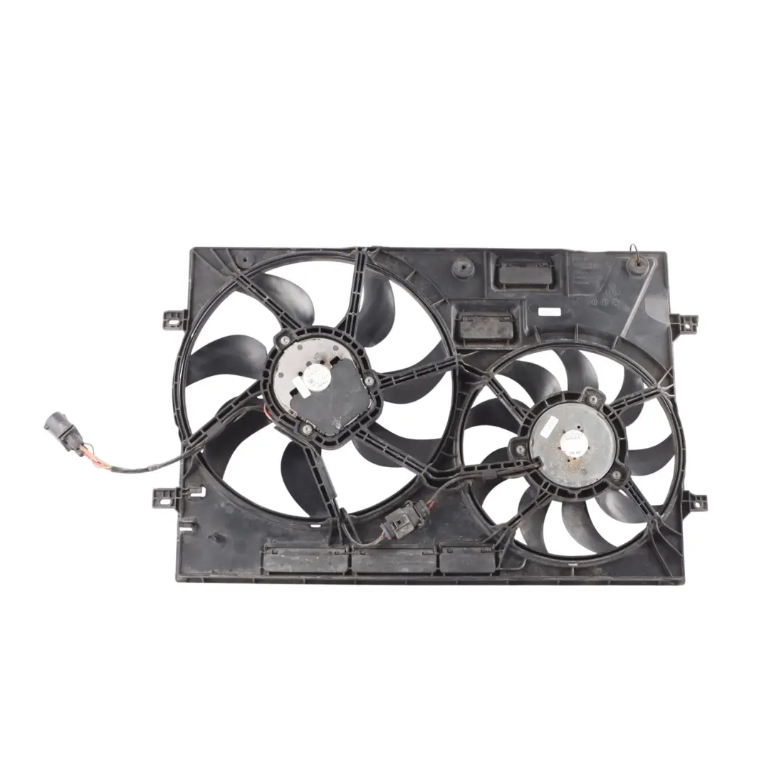 Audi S3 8V 2.0 TFSI Engine Cooling Radiator Fan Shroud Motor Unit - SKU 5Q0121205R - Part number 5Q0121205R