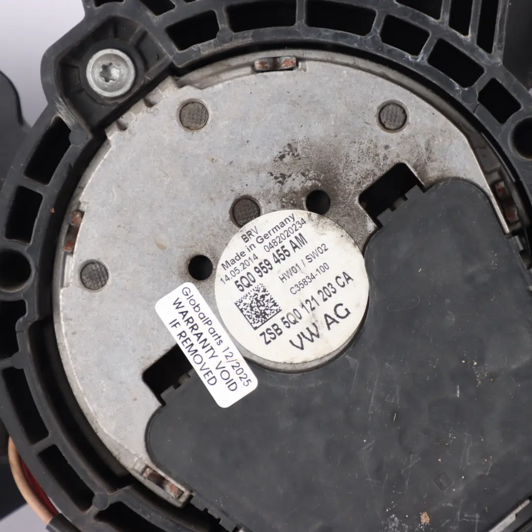 Audi S3 8V 2.0 TFSI Engine Cooling Radiator Fan Shroud Motor Unit - SKU 5Q0121205R - Part number 5Q0121205R