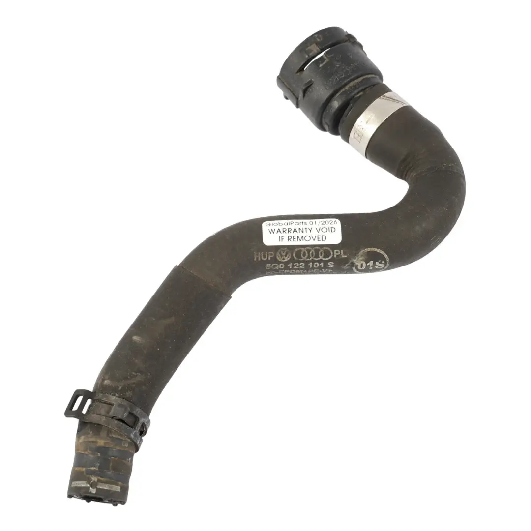 Water Hose Radiator Coolant Pipe Line Diesel to VW Golf Mk7 Audi A3 8V with Part number 5Q0122101S VW Golf Mk7 Audi A3 8V Water Hose Radiator Coolant Pipe Line Diesel - SKU 5Q0122101S - Part number 5Q0122101S