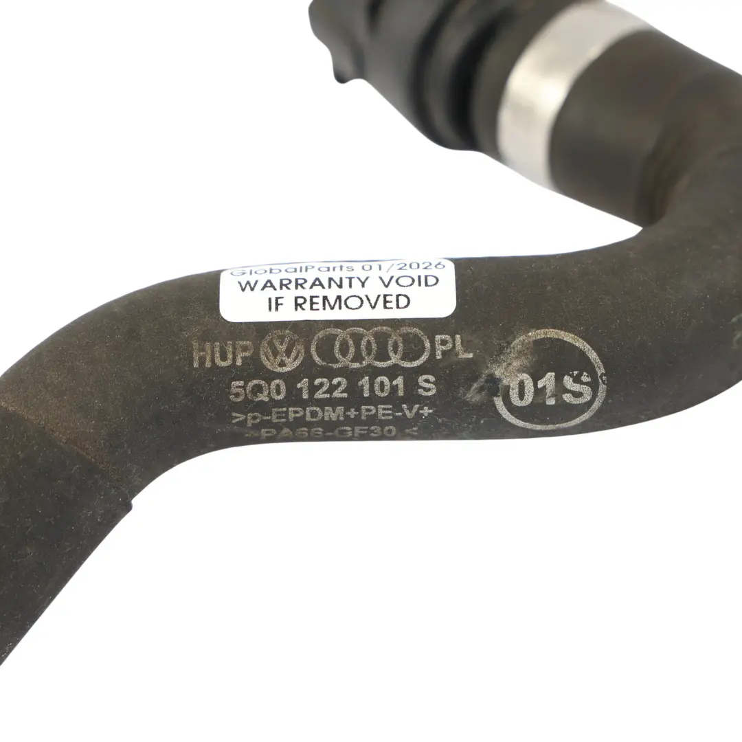 VW Golf VII Audi A3 8V Acqua Tubo Flessibile Radiatore Linea Diesel - SKU 5Q0122101S - Numero di parte 5Q0122101S