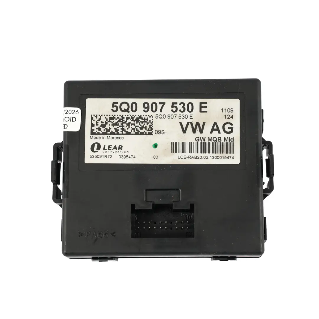 Seat Leon 5F III Gateway Steuer Gerät ECU - SKU 5Q0907530E - Teilenummer 5Q0907530E