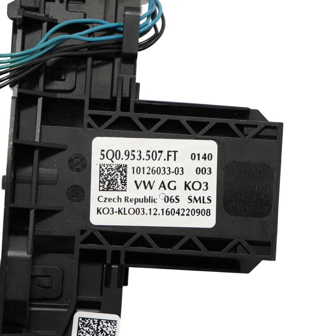 Volkswagen Golf Mk7 Steering Column Switch Wiper Indicator Stalk - SKU 5Q0953507FT - Part number 5Q0953507FT
