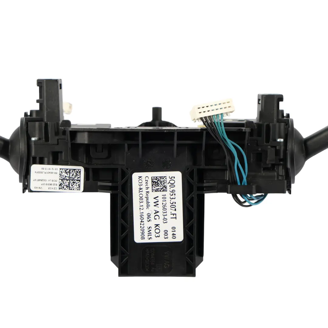 Volkswagen Golf Mk7 Steering Column Switch Wiper Indicator Stalk - SKU 5Q0953507FT - Part number 5Q0953507FT