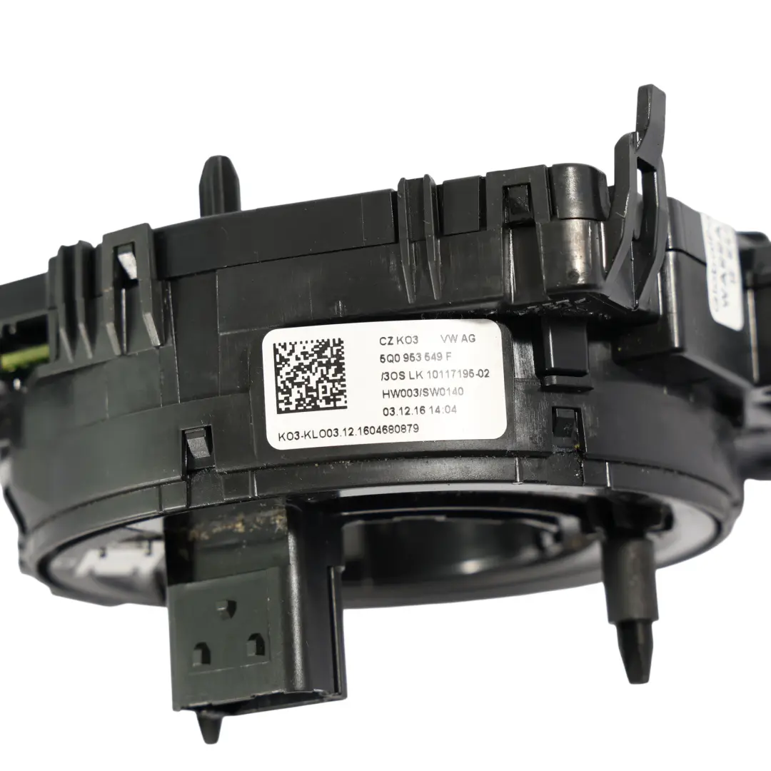 Steering Column Squib Slip Ring to Volkswagen Golf Mk7 with Part number 5Q0953549F Volkswagen Golf Mk7 Steering Column Squib Slip Ring - SKU 5Q0953549F - Part number 5Q0953549F