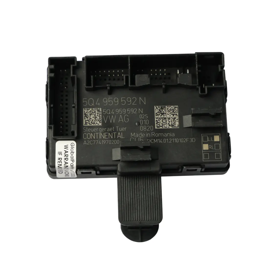 VW Volkswagen T-ROC AV11 Türsteuergerät Vorne Beifahrerseite - SKU 5Q4959592N - Teilenummer 5Q4959592N