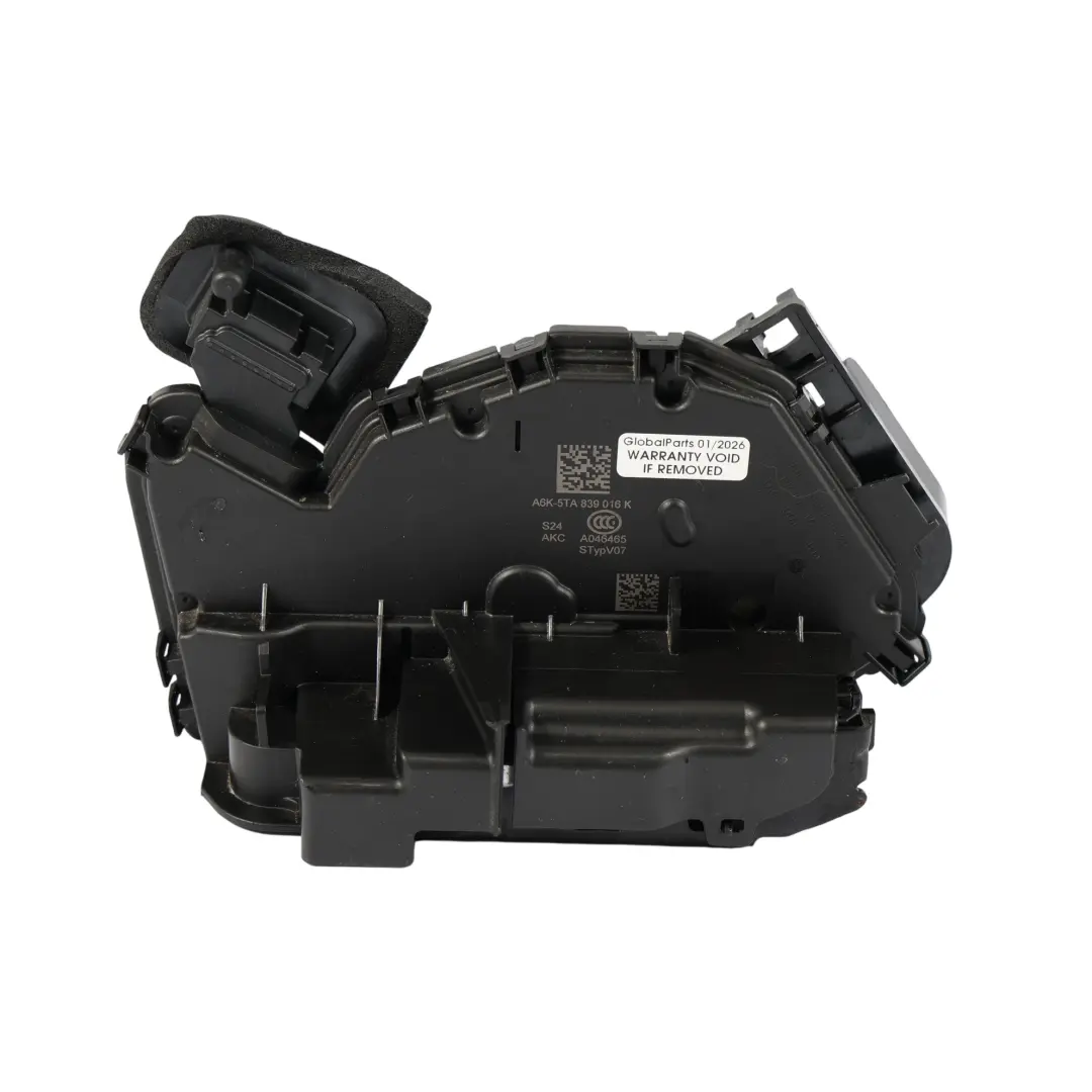VW T-ROC A11 Mécanisme D'Actionneur Verrouillage Porte Arrière Droite - SKU 5TA839016K - Numéro de pièce 5TA839016K