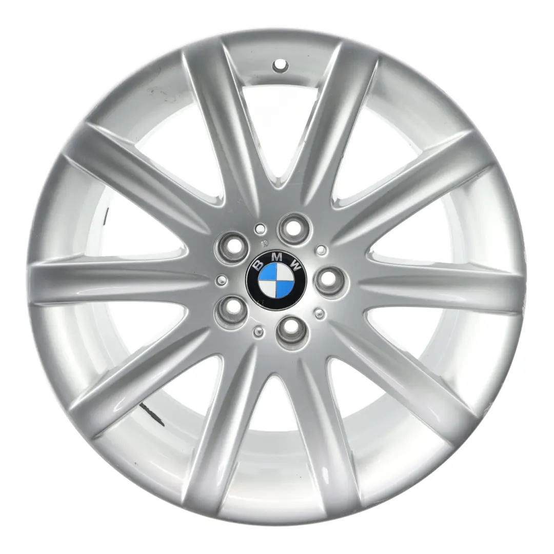 Vorderseite Silber Felge 19" Sternspeiche 95 ET:24 9J für BMW E65 mit Teilenummer 6753241 BMW E65 Vorderseite Silber Felge 19" Sternspeiche 95 ET:24 9J - SKU 6753241-2 - Teilenummer 6753241