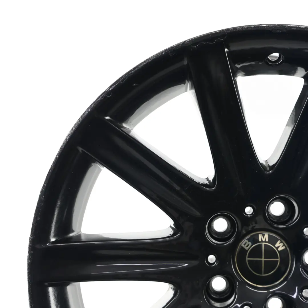 BMW E65 E66 Rear Black Wheel Alloy Rim 19" 10J ET:24 Star Spoke 95 - SKU 6753242-3 - Part number 6753242