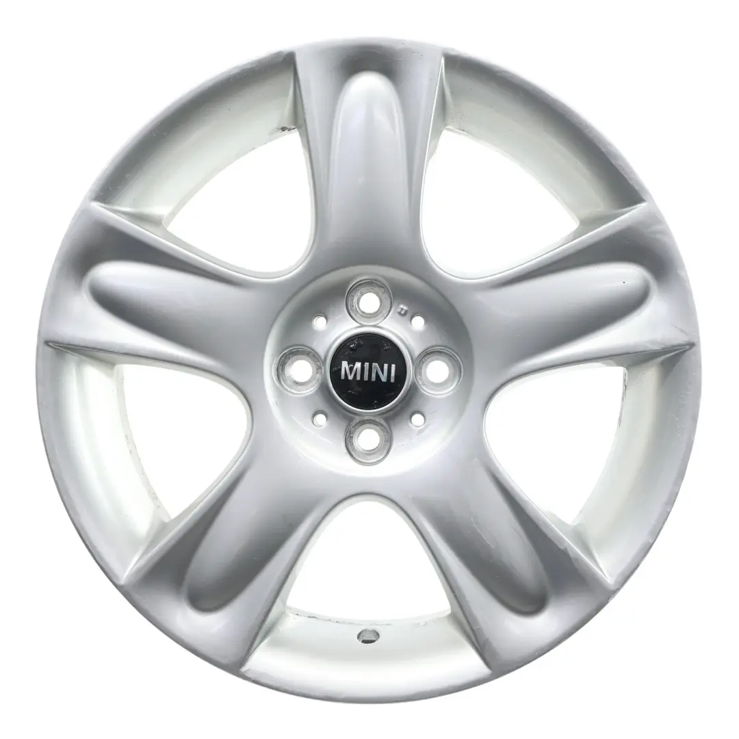 Mini Cooper One R50 R52 R53 Silber Alu Felge 17" 7J ET:48 5 Star Bullet 91 - SKU 6763299-1 - Teilenummer 6763299
