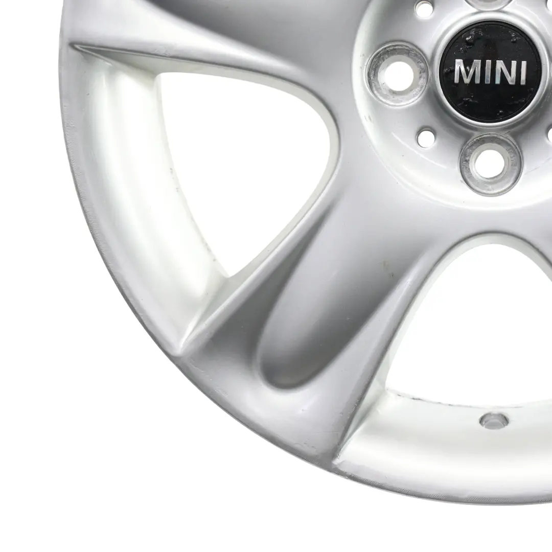 Mini Cooper One R50 R52 R53 Llanta De aleacion plateada 17" 7J ET:48 5-Star 91 - SKU 6763299-1 - Número de pieza 6763299