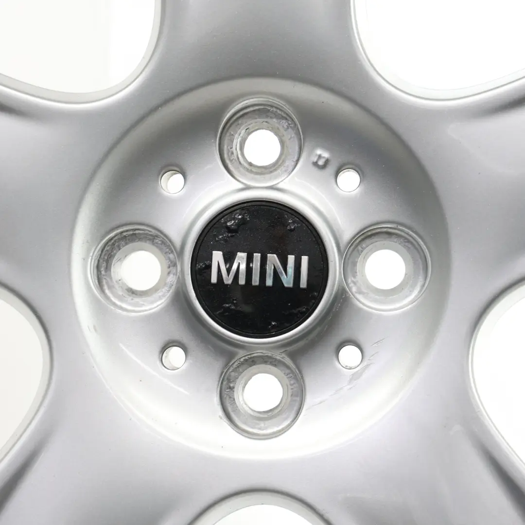 Mini Cooper One R50 R52 R53 Argento Cerchio in lega 17" 7J ET:48 5-Star 91 - SKU 6763299-1 - Numero di parte 6763299