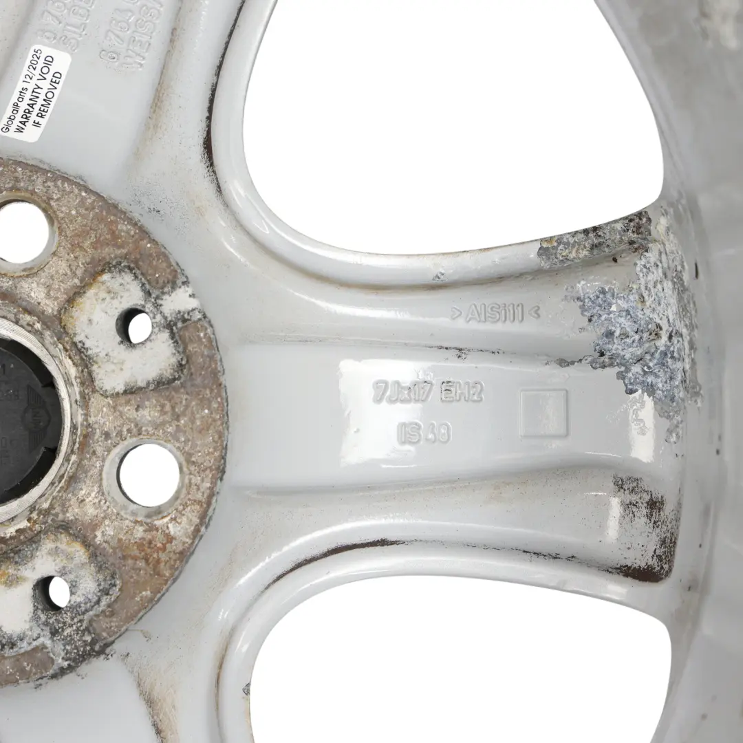 Mini Cooper One R50 R52 R53 Silver Wheel Alloy Rim 17" 7J ET:48 5-Star 91 - SKU 6763299-2 - Part number 6763299