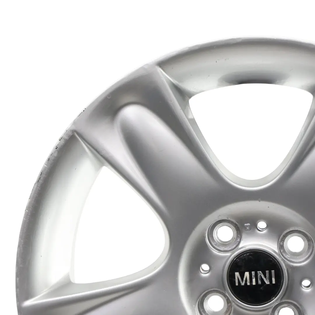 Mini Cooper One R50 R52 R53 Argent Jantes Alu 17" 7J ET:48 5 etoile Balle 91 - SKU 6763299-2 - Numéro de pièce 6763299