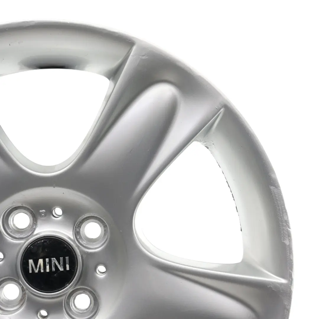 Mini Cooper One R50 R52 R53 Silver Wheel Alloy Rim 17" 7J ET:48 5-Star 91 - SKU 6763299-2 - Part number 6763299