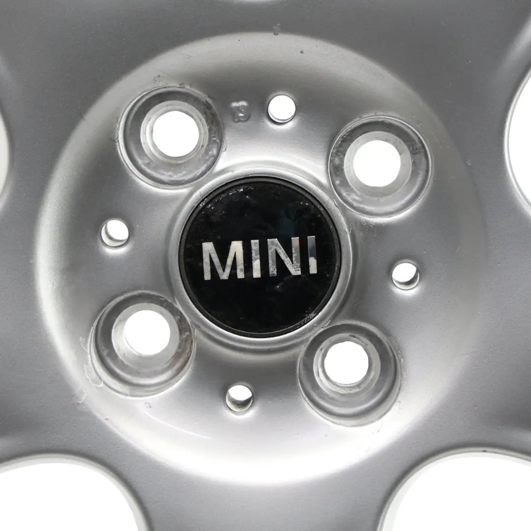 Mini Cooper One R50 R52 R53 Argento Cerchio in lega 17" 7J ET:48 5-Star 91 - SKU 6763299-2 - Numero di parte 6763299