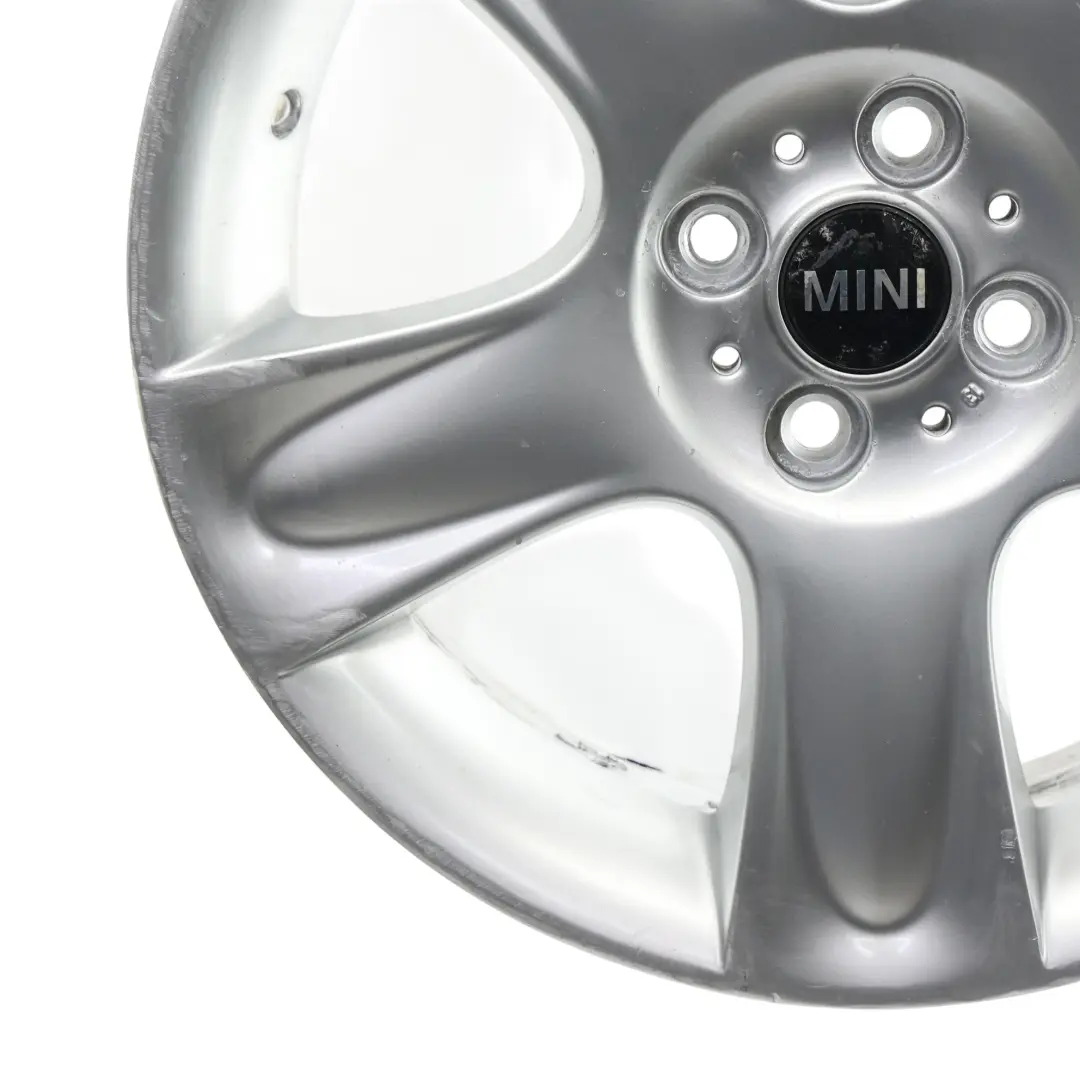 Alloy Rim 17" 7J ET:48 5-Star 91 to Mini Cooper One R50 R52 R53 Wheel with Part number 6763299 Mini Cooper One R50 R52 R53 Wheel Alloy Rim 17" 7J ET:48 5-Star 91 - SKU 6763299-3 - Part number 6763299