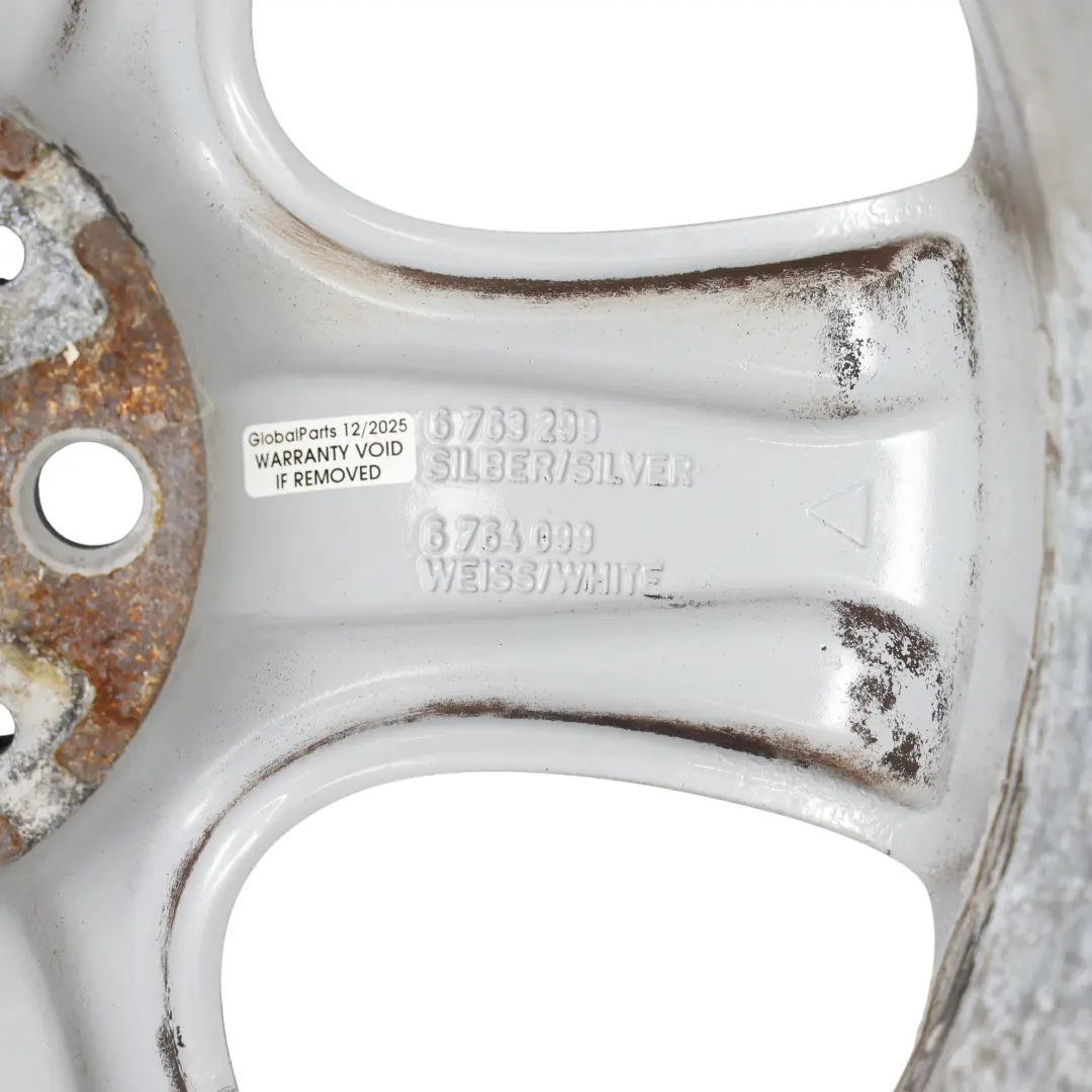 Mini Cooper R50 R52 R53 Silver Wheel Alloy Rim 17" ET:48 7J 5-Star 91 - SKU 6763299-6 - Part number 6763299