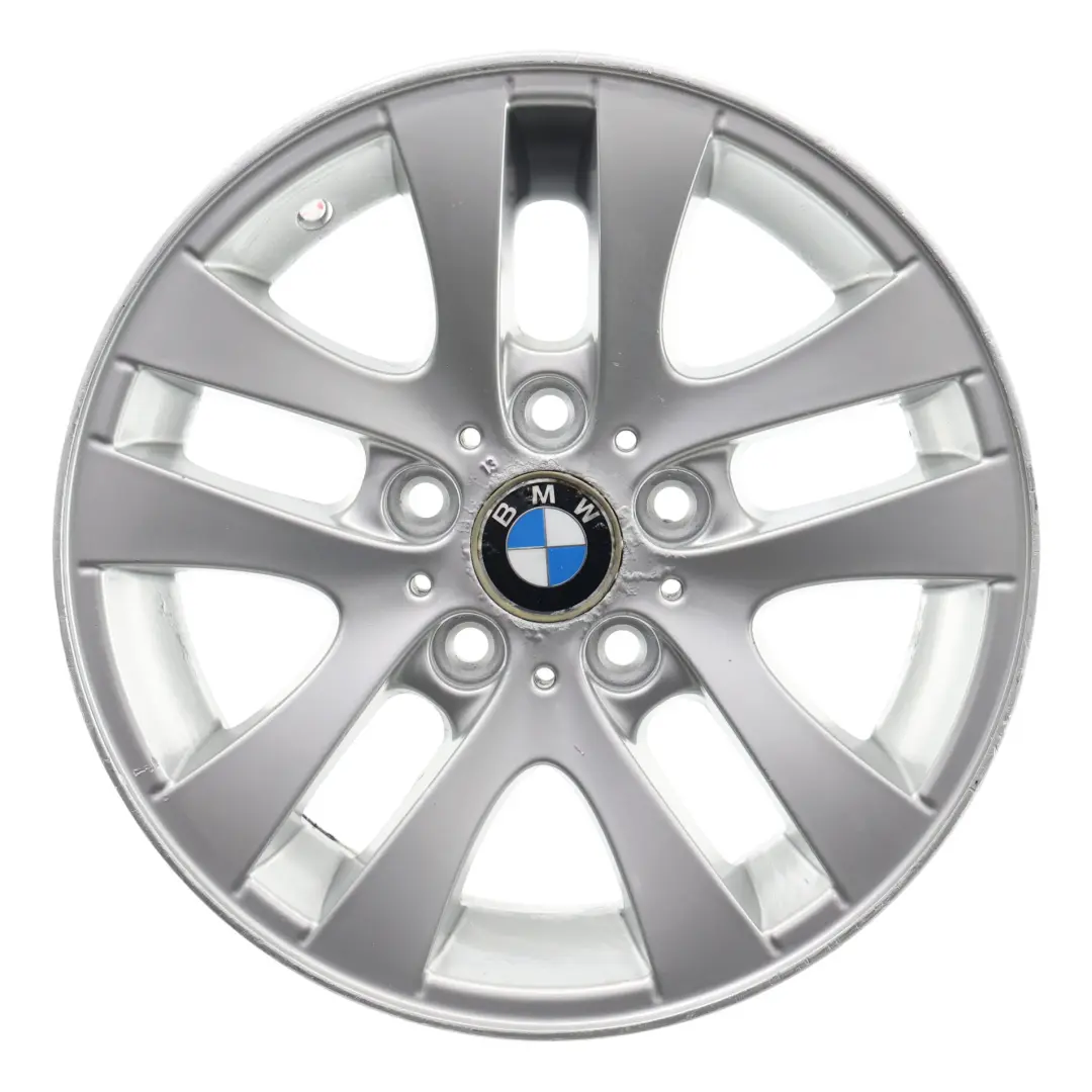 BMW E90 E91 Silver Alloy Wheel Rim 16" Double Spoke 156 7J ET:34 6775595 - SKU 6765810-1 - Part number 6765810