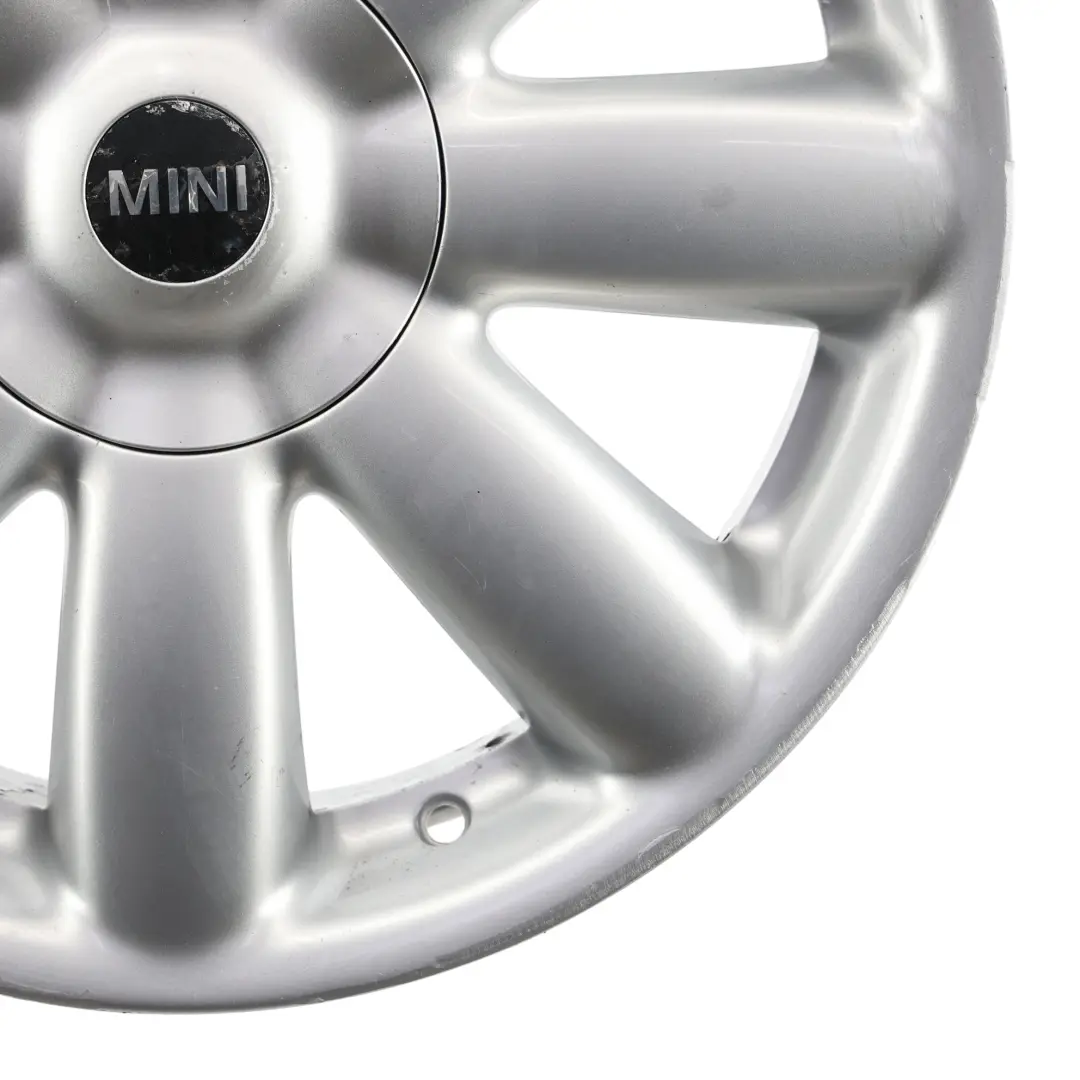 Mini Cooper One R50 R55 R56 R57 Silver Wheel Alloy Rim 17" 7J Crown Spoke 104 - SKU 6769411-4 - Part number 6769411