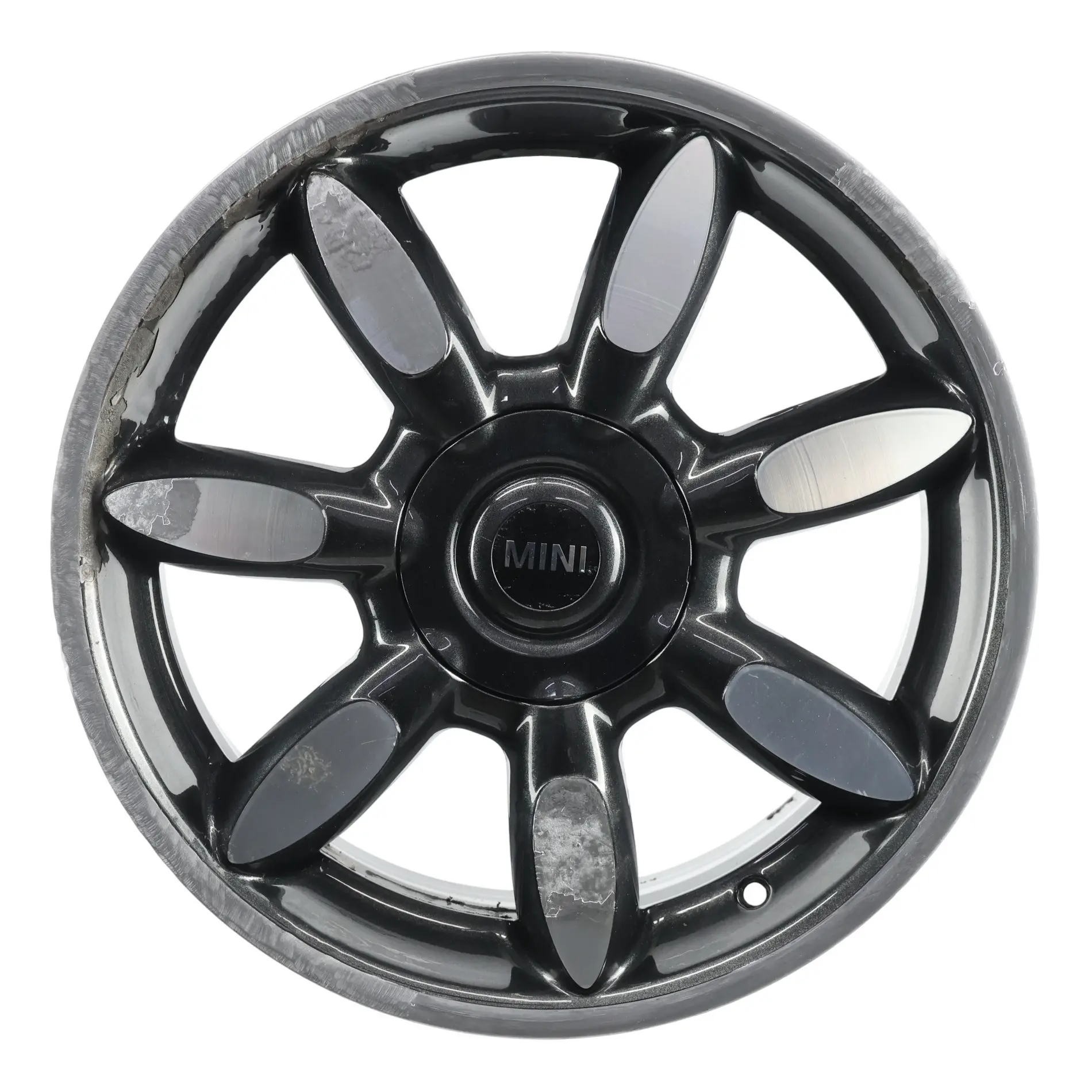 Mini Cooper R50 R56 Jante Alliage 17" 7J Rayons Nuit Finition Dégradée 6773800