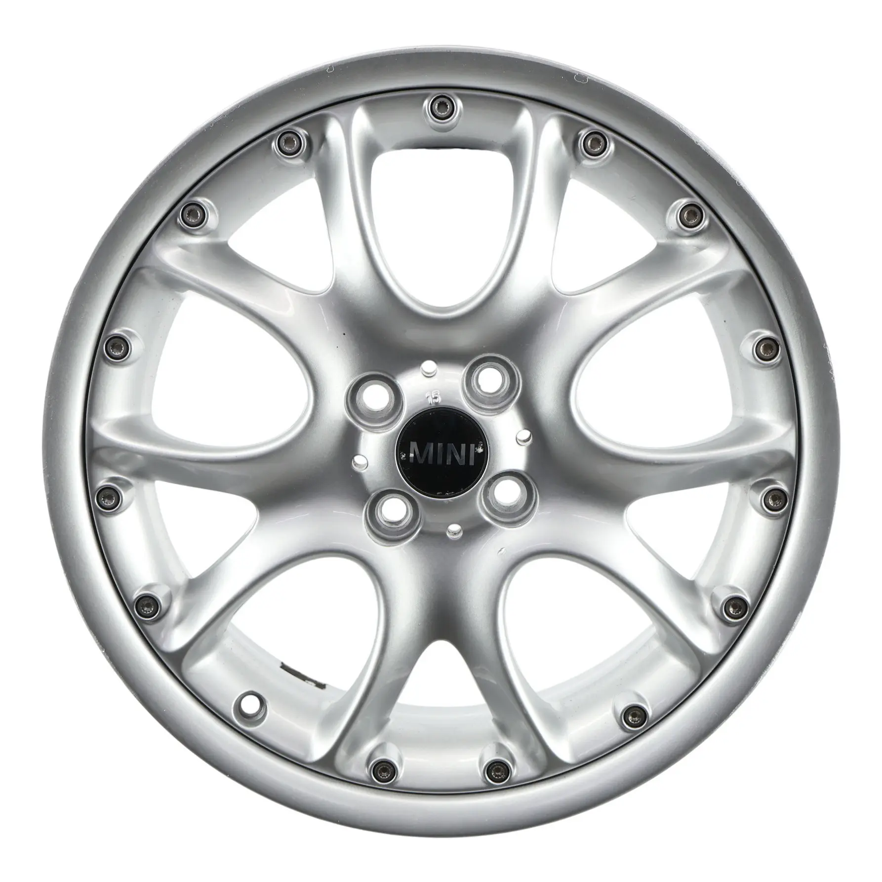 Mini Cooper R50 R56 Jante En Alliage Argenté 17" 7J ET:48 À Rayons Croisés 98