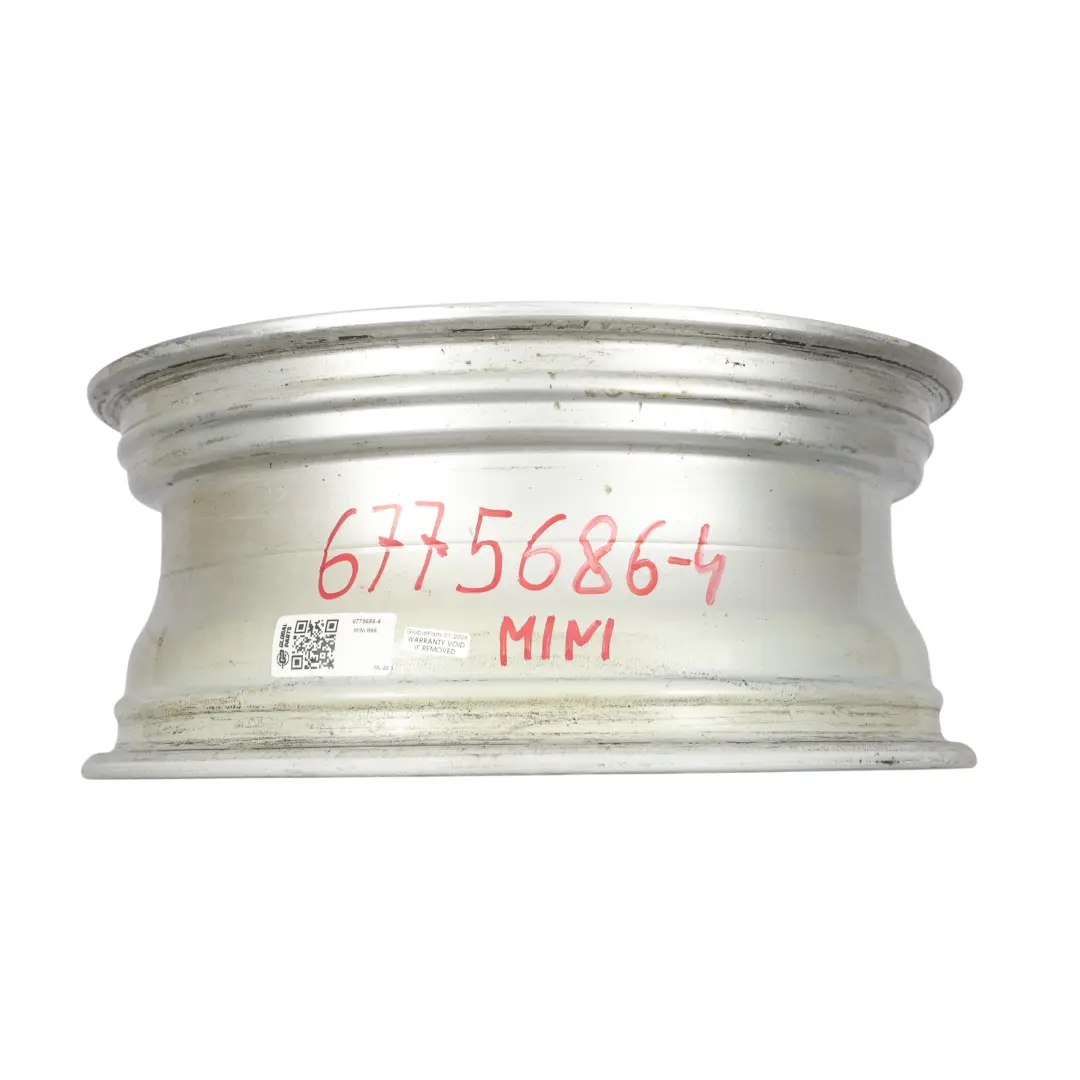Mini Cooper R50 R56 Cerchio Ruota Lega Argento 17" 7J ET:48 Web Cross Spoke 98 - SKU 6775686-4 - Numero di parte 6775686