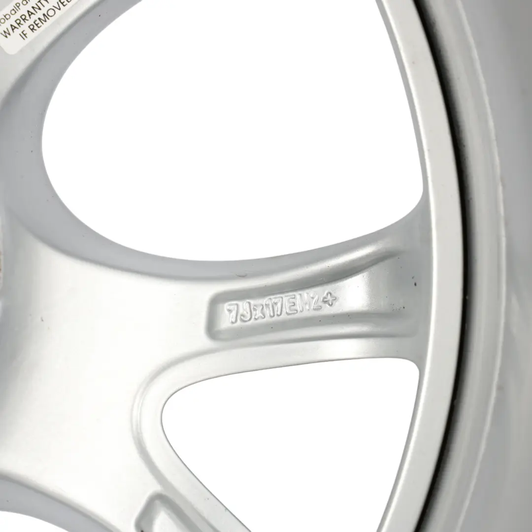Mini Cooper R50 R56 Cerchio Ruota Lega Argento 17" 7J ET:48 Web Cross Spoke 98 - SKU 6775686-4 - Numero di parte 6775686